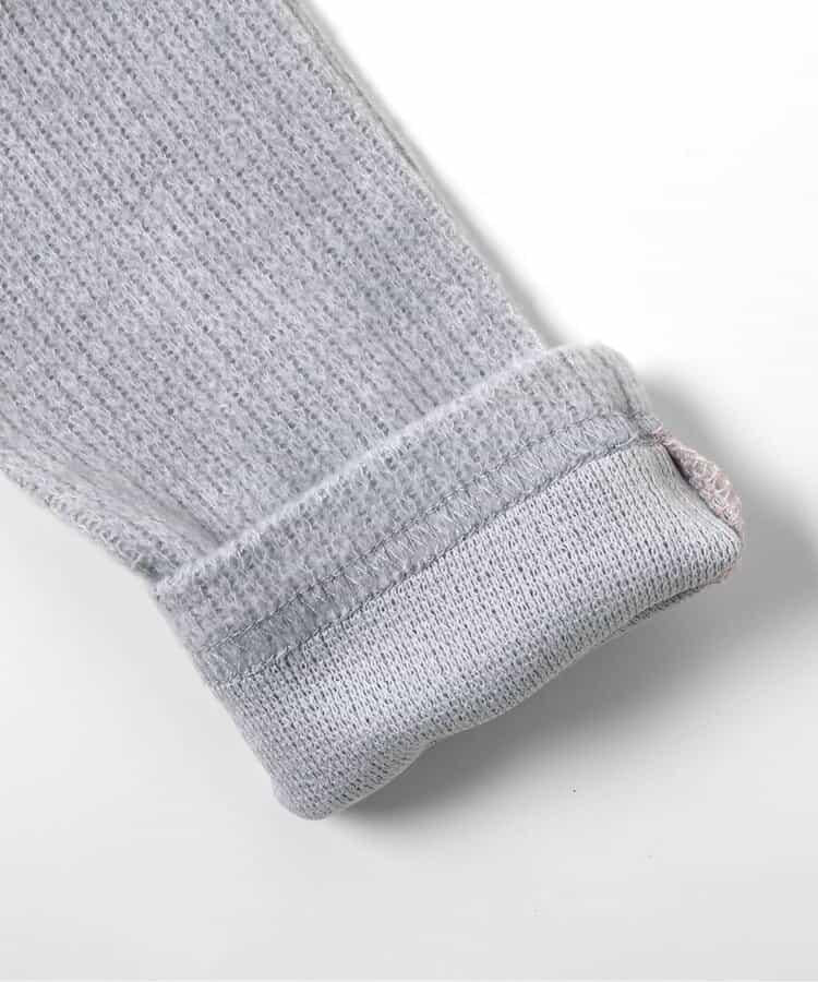 加絨拼接打底褲 10分長度