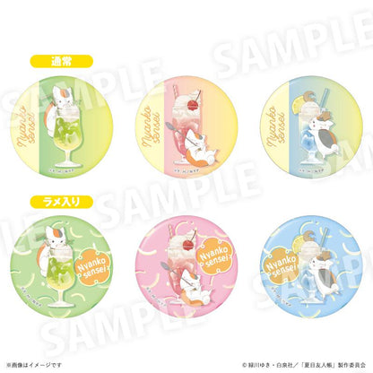 《夏目友人帳》貓咪老師彩色蘇打版收藏徽章 【全6款】（盒裝／6個入）