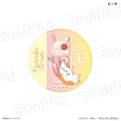 《夏目友人帳》貓咪老師彩色蘇打版收藏徽章 【全6款】（盒裝／6個入）