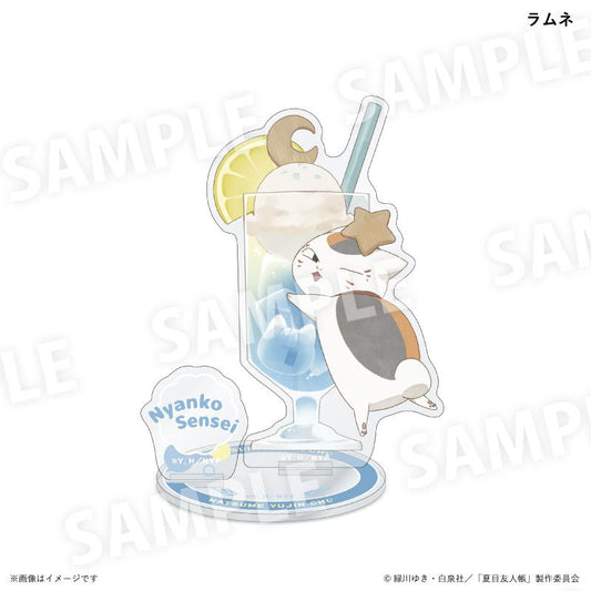 《夏目友人帳》貓咪老師彩色蘇打版亞克力立牌 檸檬汽水