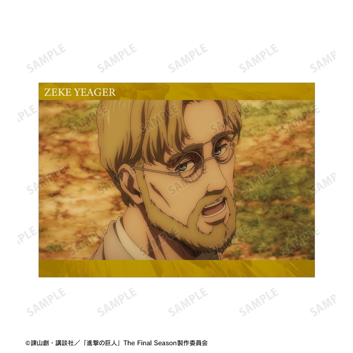 《進擊的巨人》_吉克 場景A5插畫卡