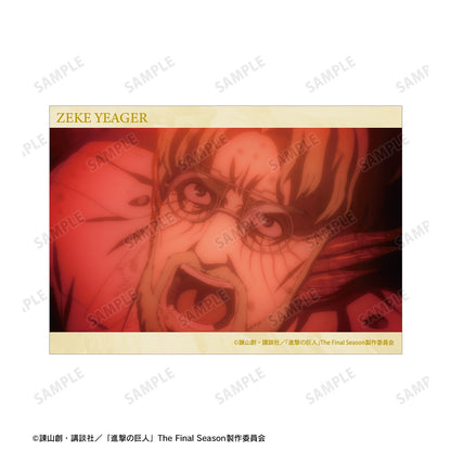 《進擊的巨人》_吉克 場景A5插畫卡