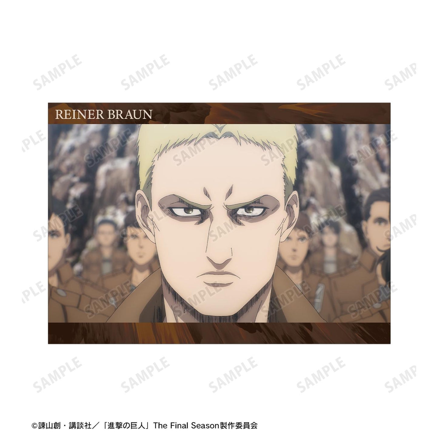 《進擊的巨人》萊納 場景A5插畫卡 vol.2
