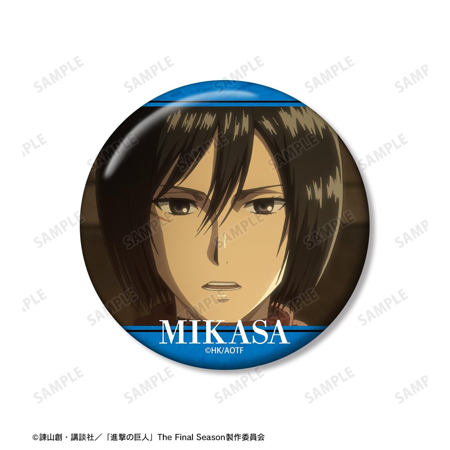 《進擊的巨人》米卡莎 75mm徽章2個套裝