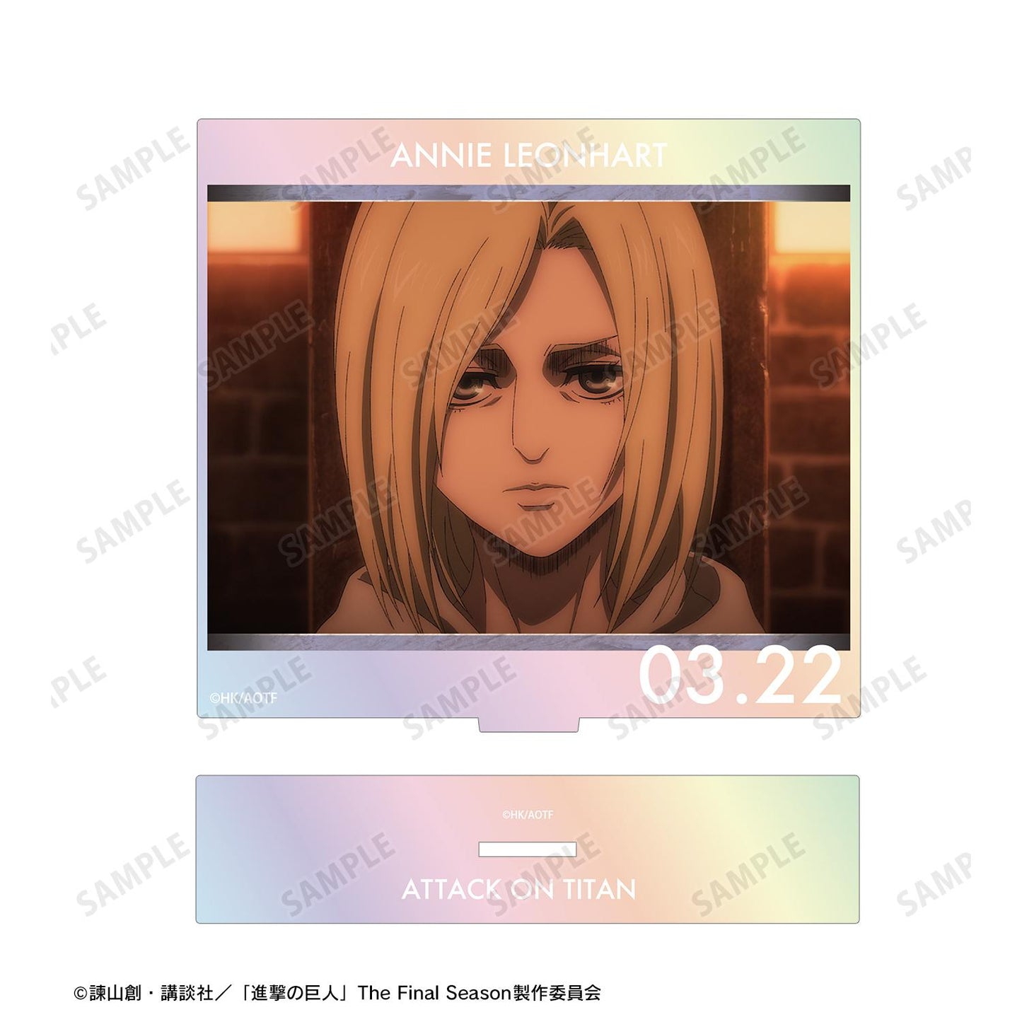 《進擊的巨人》阿尼 場景寫實極光大號亞克力立牌