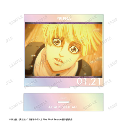 《進擊的巨人》耶蕾娜 場景插畫極光大號亞克力立牌