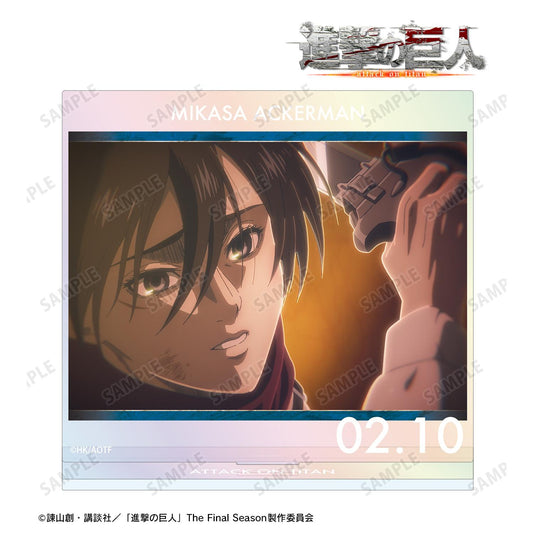 《進擊的巨人》米卡莎 場景寫極光大號亞克力立牌