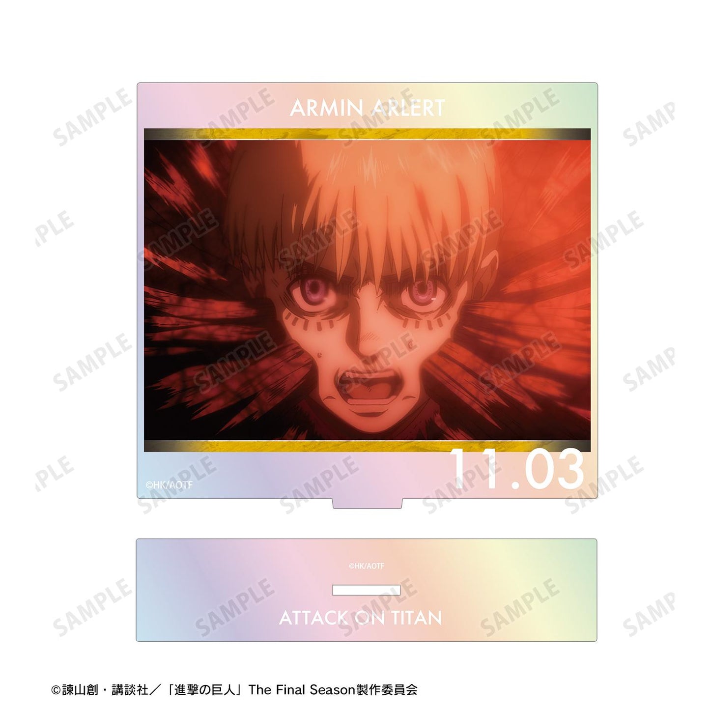 《進擊的巨人》阿爾敏 場景寫實極光大號亞克力立牌