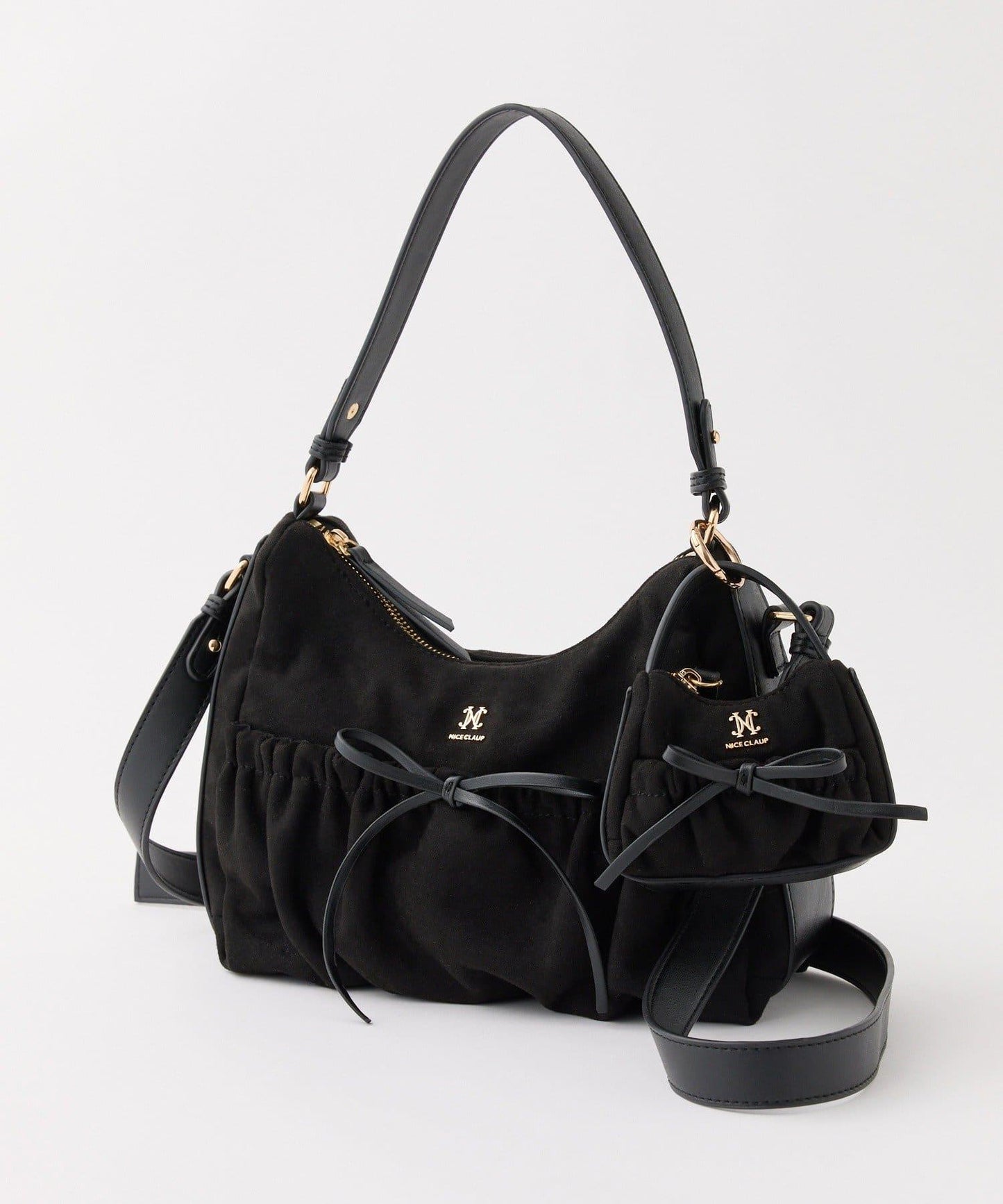 附迷你包掛飾抽繩包