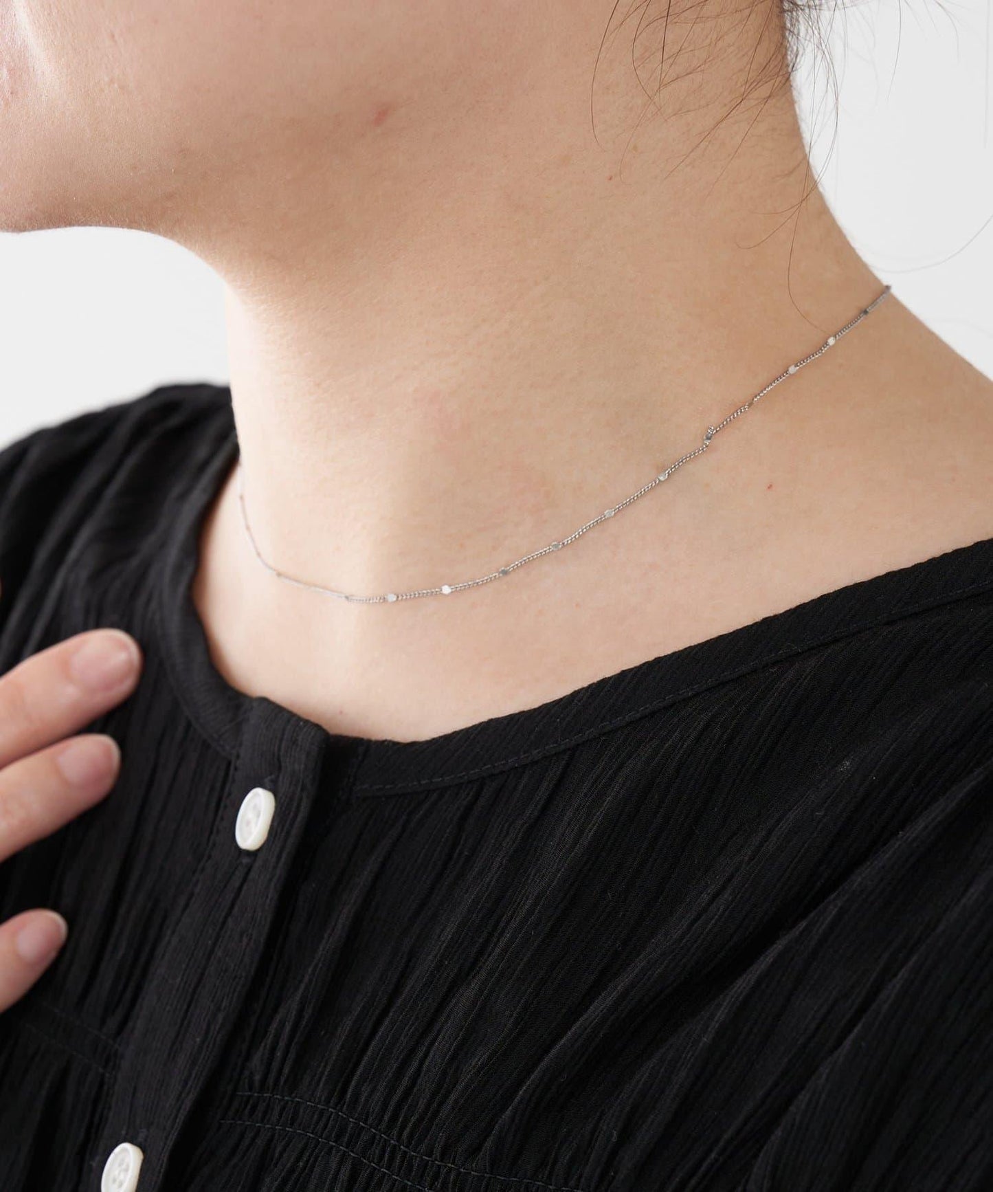 【PAPILLONNER/パピヨネ】多節點鏈條項鍊