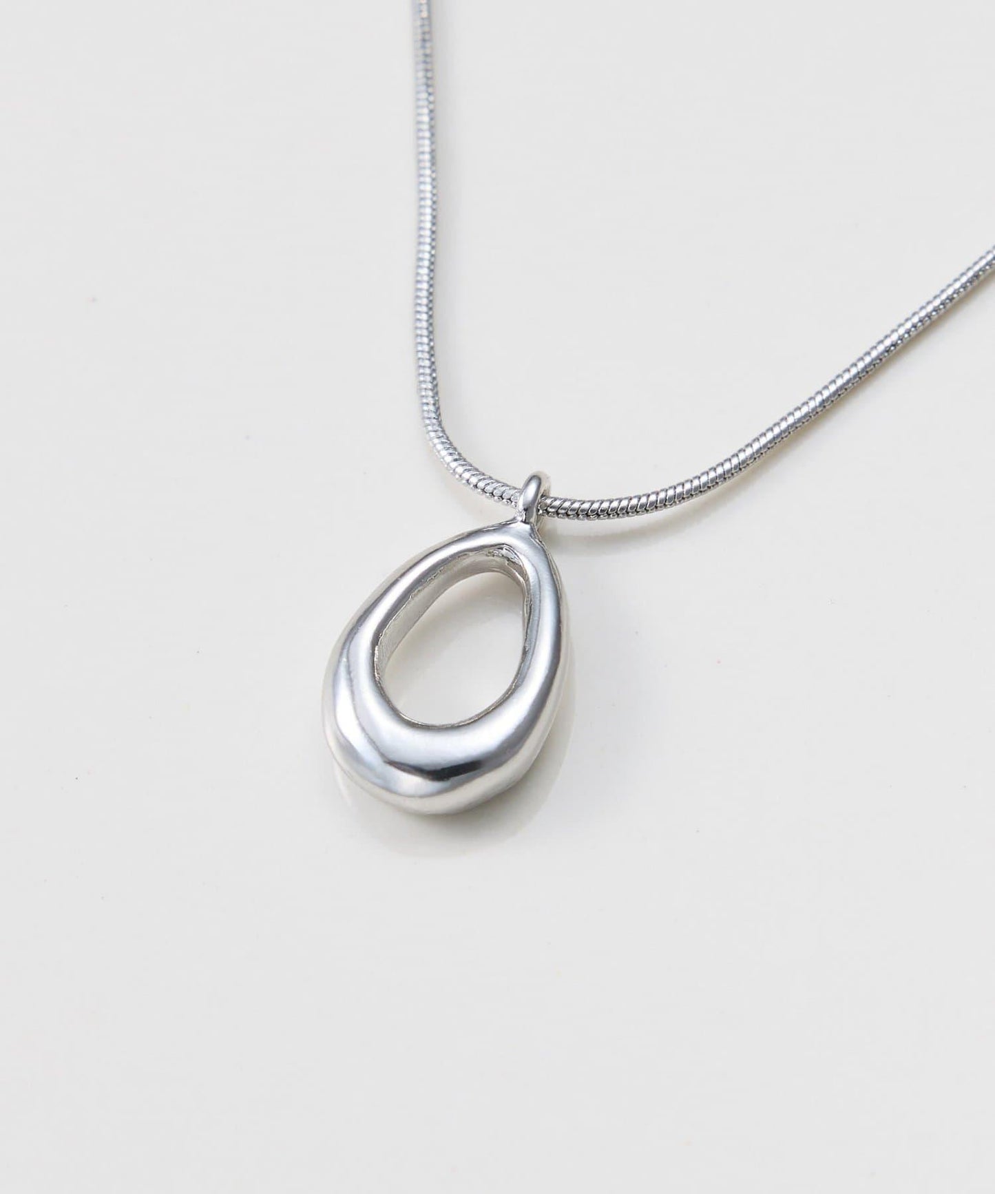 【PAPILLONNER/パピヨネ】橢圓滑動兩用項鍊