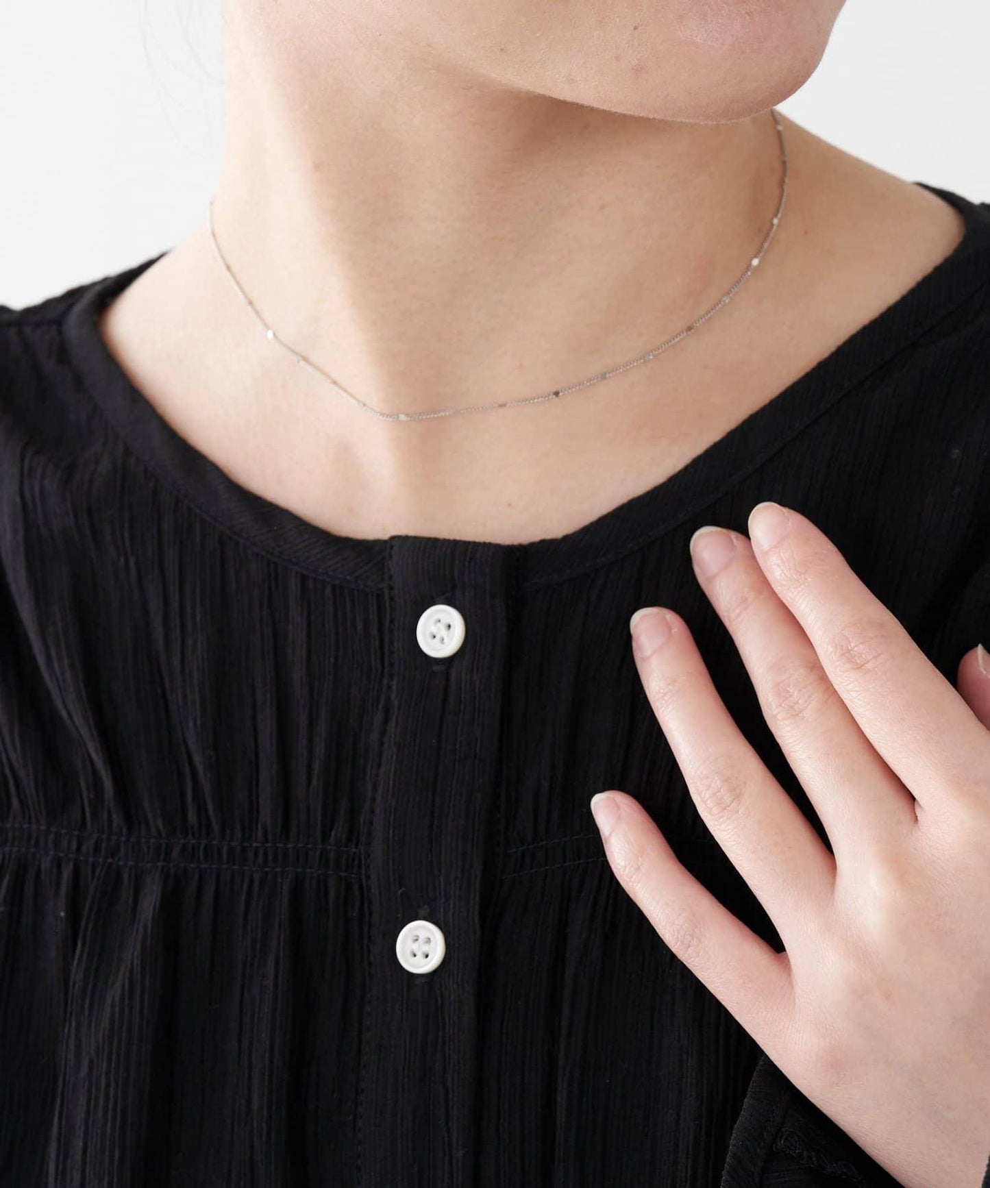 【PAPILLONNER/パピヨネ】多節點鏈條項鍊