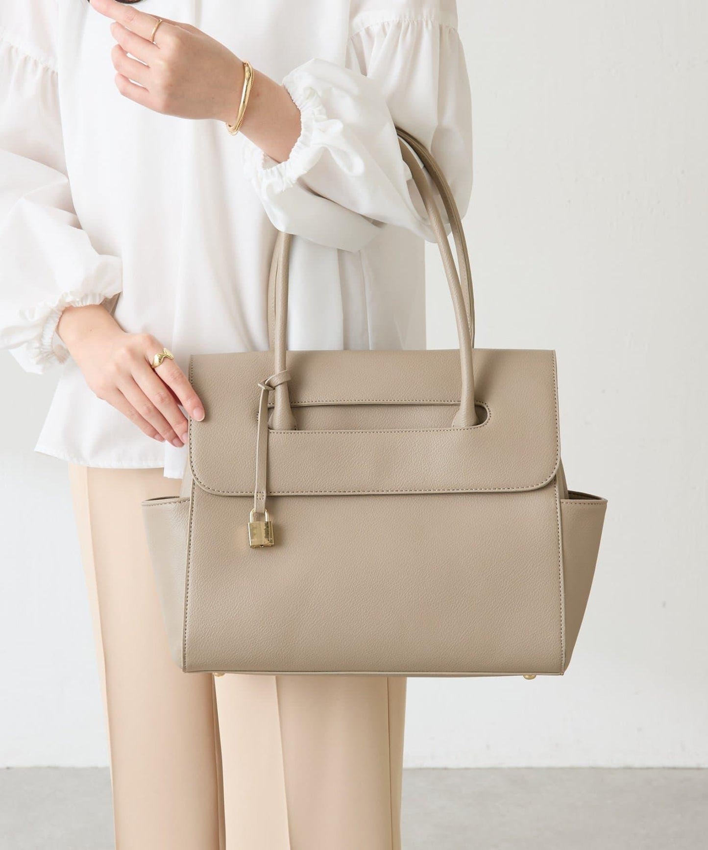 【PAPILLONNER/パピヨネ】基礎款翻蓋托特包