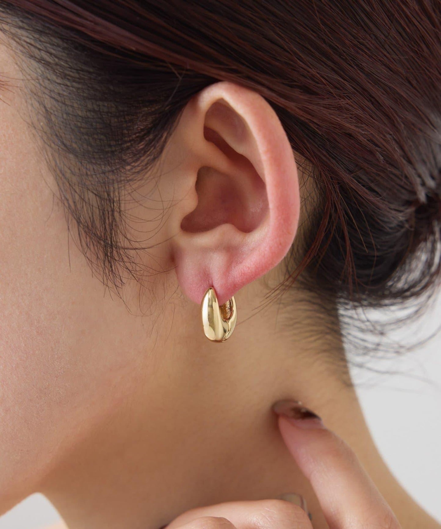 【PAPILLONNER/パピヨネ】2件套圈形耳環