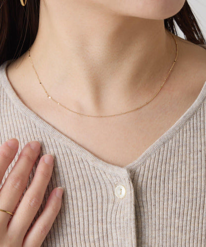 【PAPILLONNER/パピヨネ】多節點鏈條項鍊