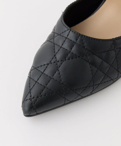 水鑽扣帶絎縫穆勒鞋