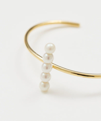 線條珍珠手鐲