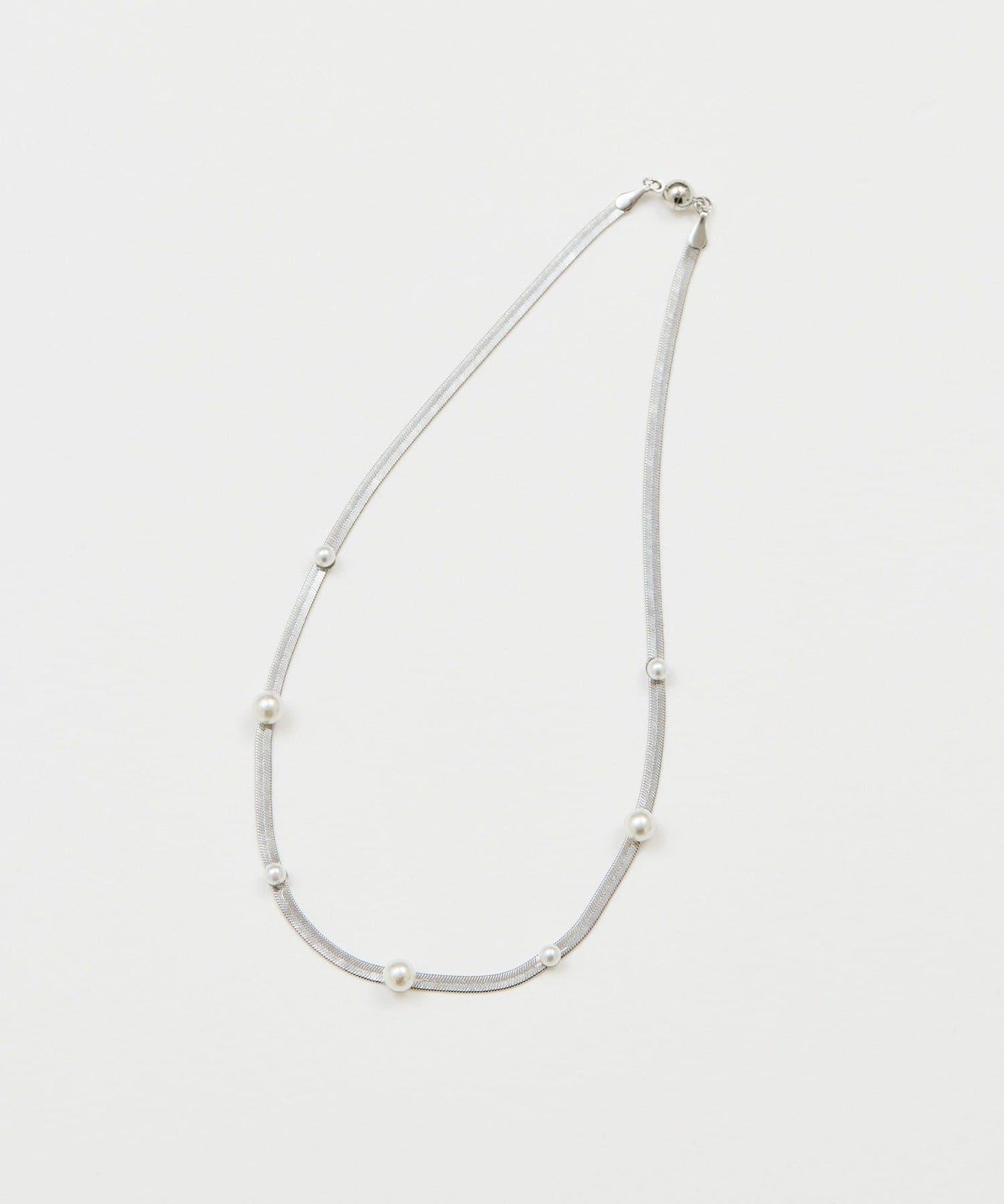 珍珠蛇骨鏈項鍊