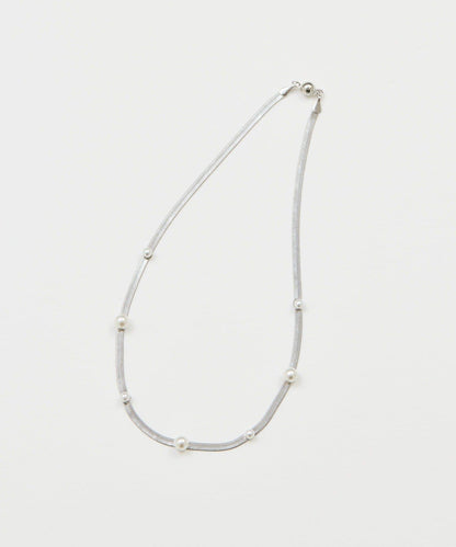 珍珠蛇骨鏈項鍊