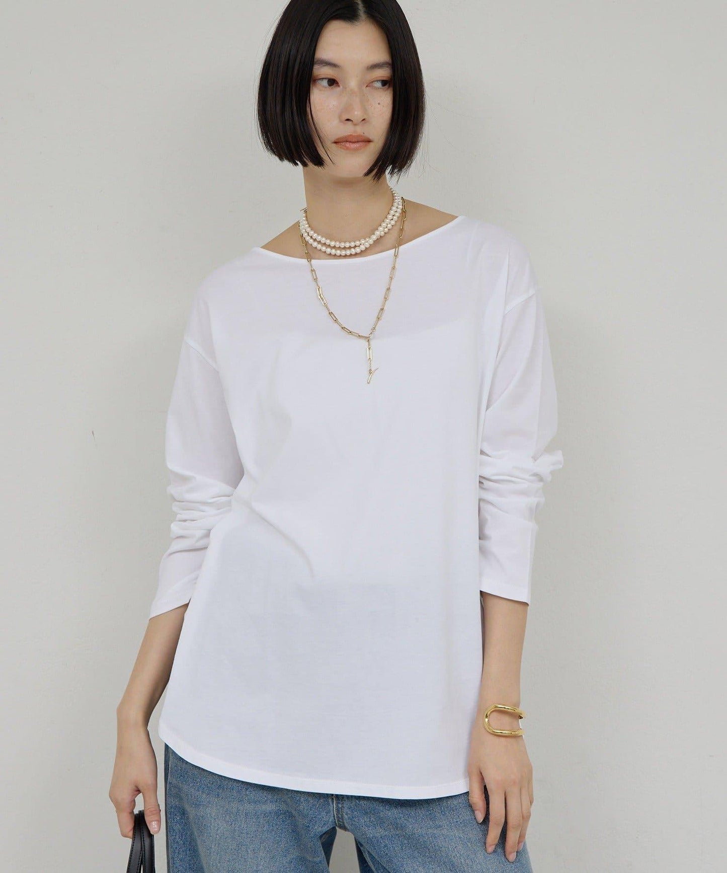 【可手洗】圓弧下襬T恤