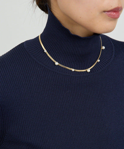 珍珠蛇骨鏈項鍊