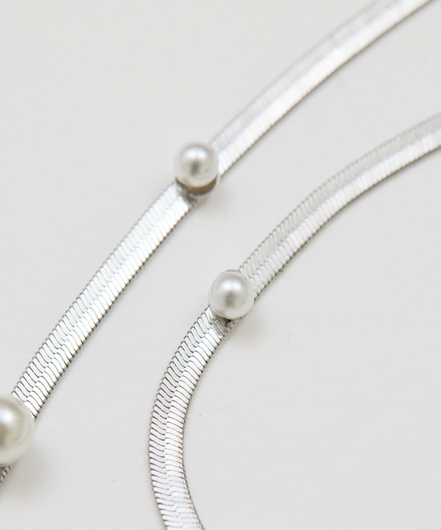 珍珠蛇骨鏈項鍊