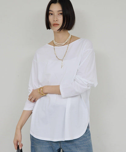 【可手洗】圓弧下襬T恤