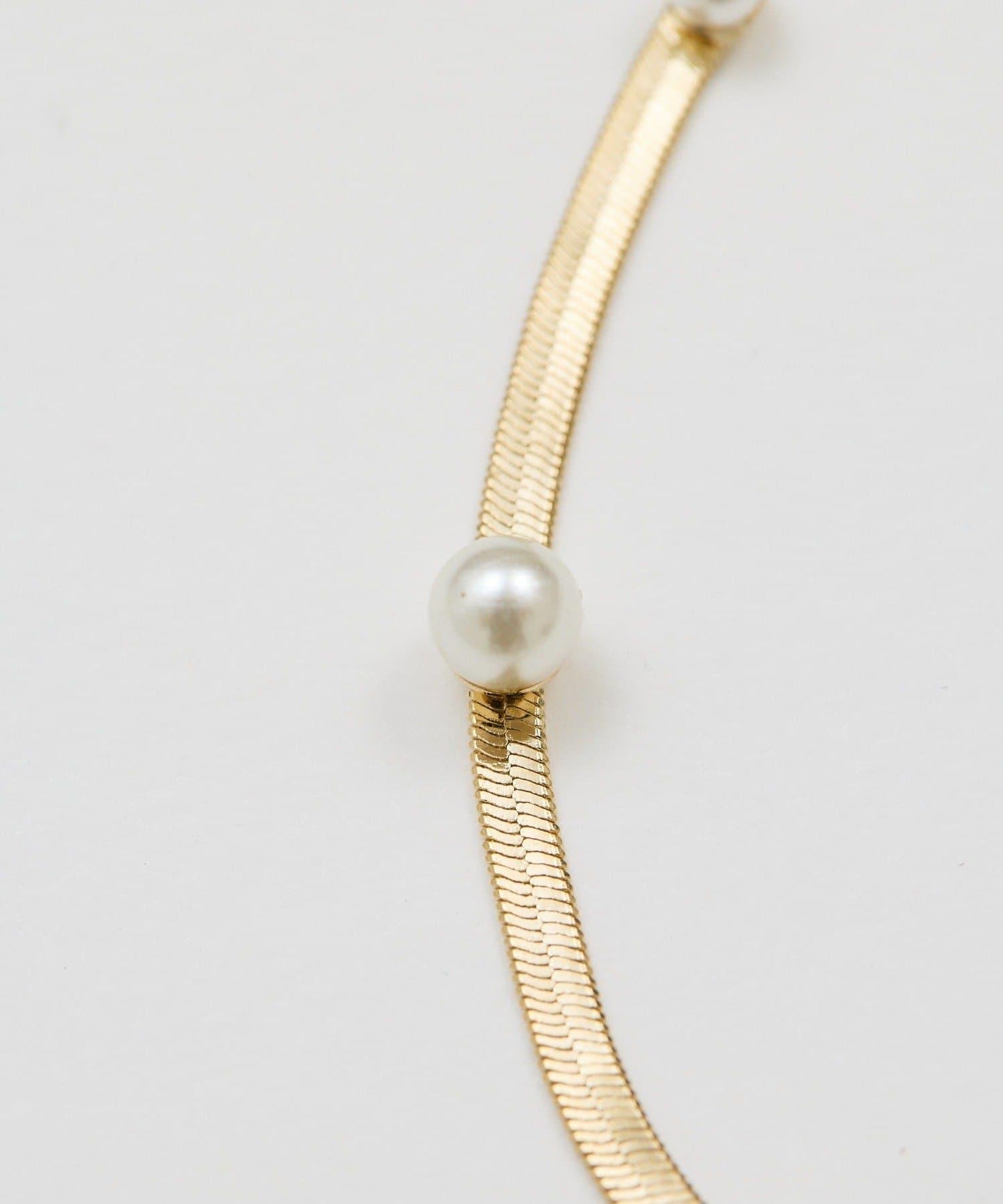 珍珠蛇骨鏈項鍊