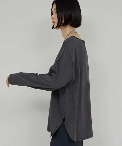 【可手洗】圓弧下襬T恤