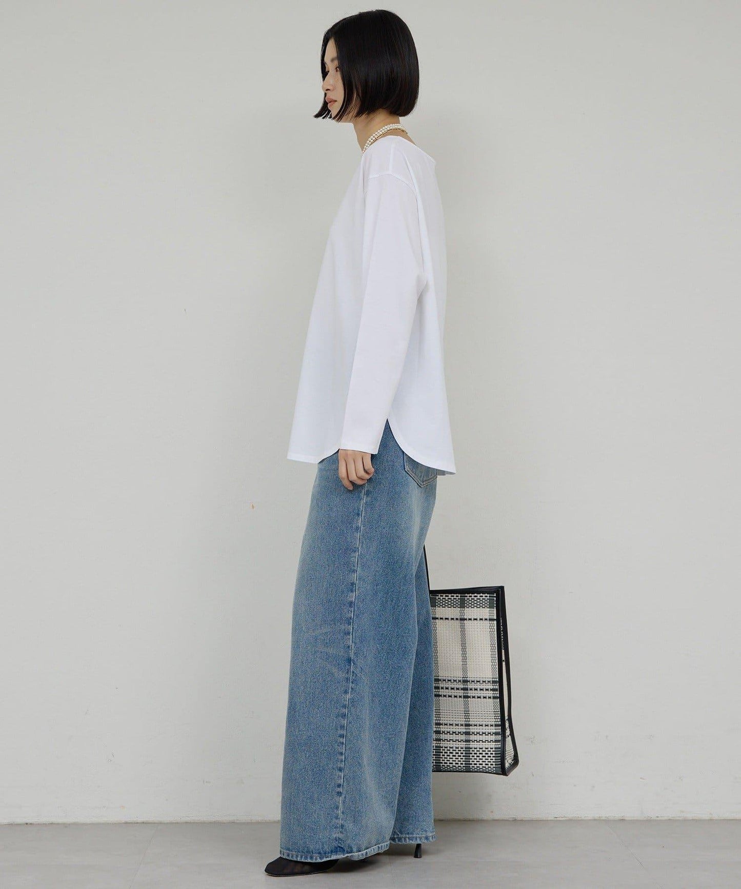 【可手洗】圓弧下襬T恤