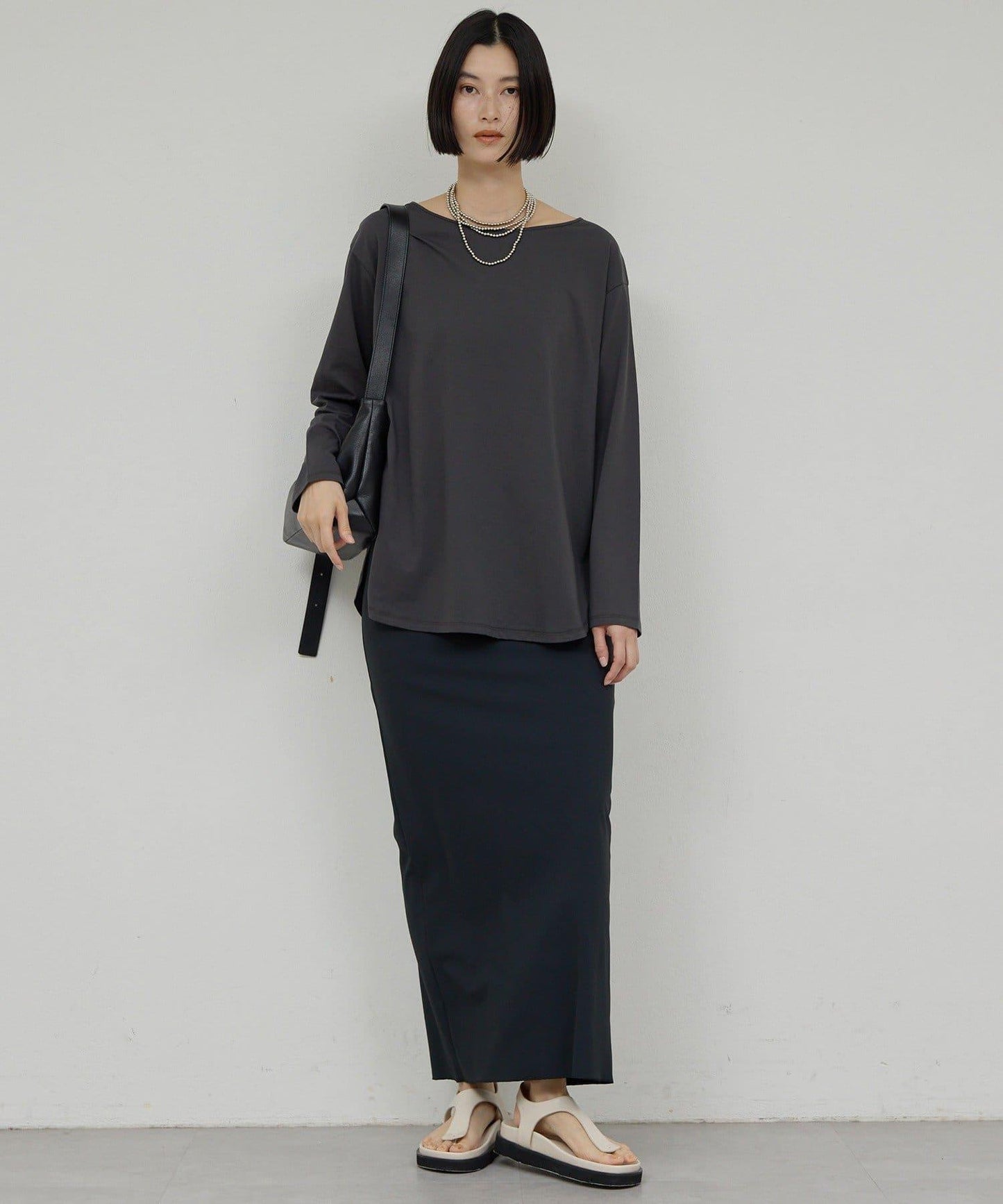 【可手洗】圓弧下襬T恤