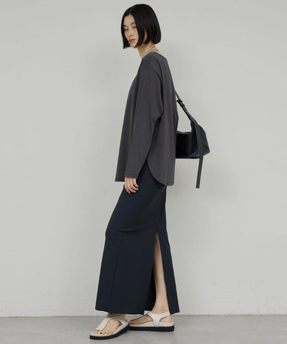 【可手洗】圓弧下襬T恤