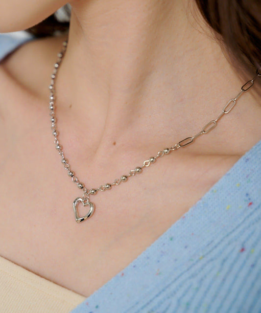 【fiw.】愛心不對稱項鍊
