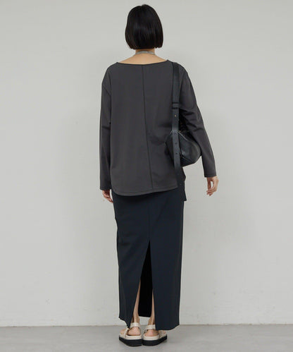 【可手洗】圓弧下襬T恤