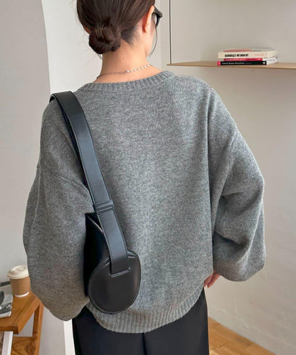 【Discoat】美利奴羊毛V領針織衫