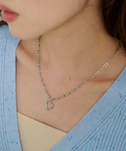 【fiw.】愛心不對稱項鍊