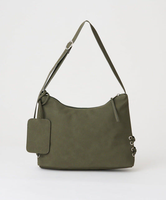 【Kastane】麂皮繫帶包