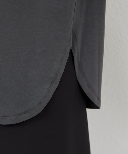 【可手洗】圓弧下襬T恤