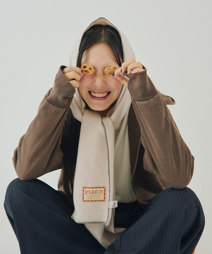 【WHIMSIC/2尺碼可選】水洗染色鉚釘衛衣拉鍊連帽衫