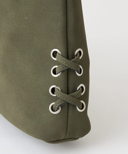 【Kastane】麂皮繫帶包