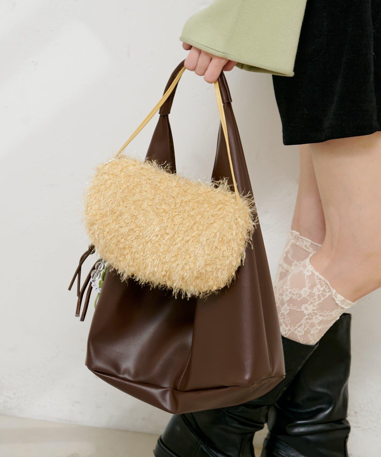 迷你亮片包&購物袋套裝