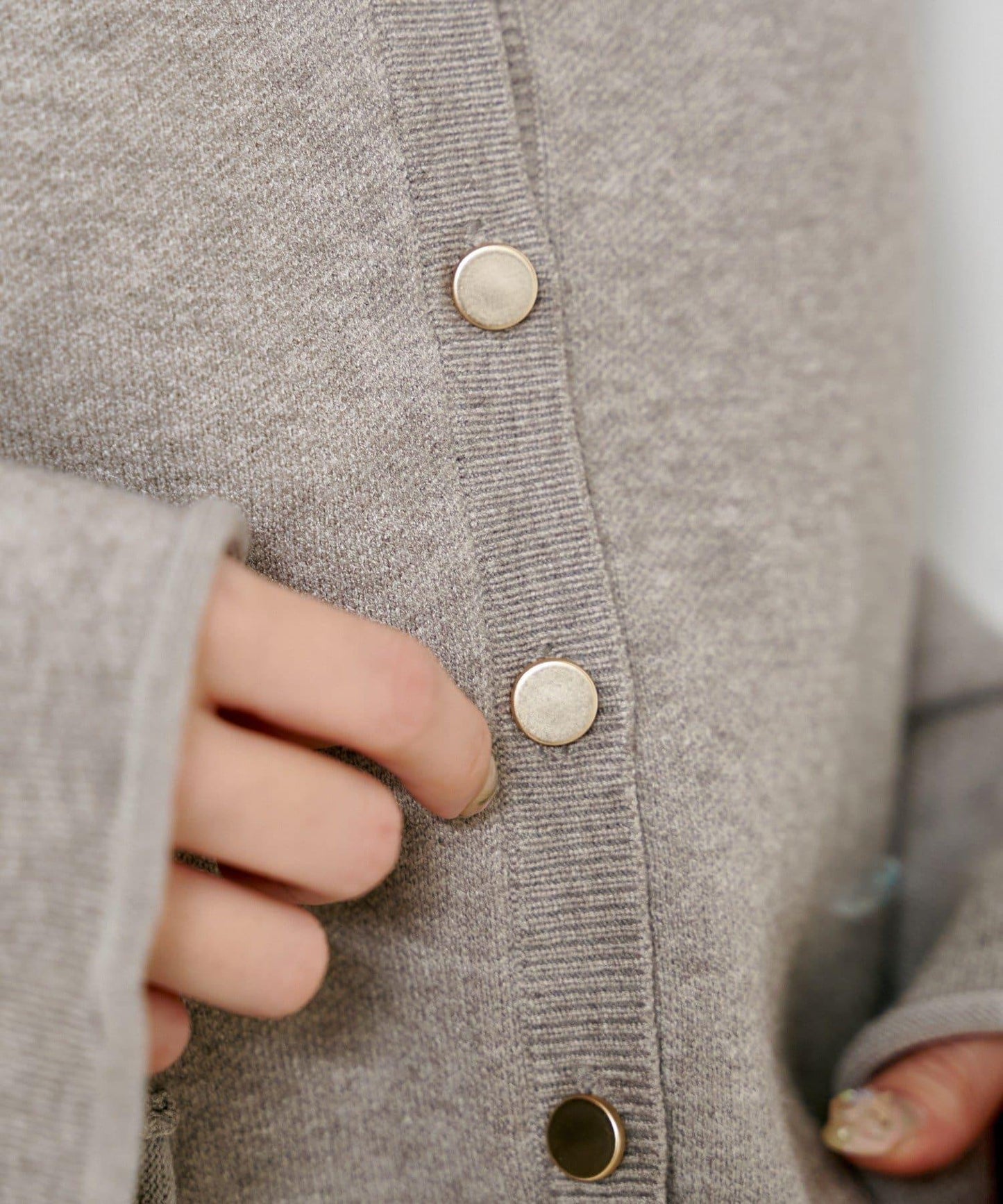 【4色可選】方領荷葉邊針織開衫