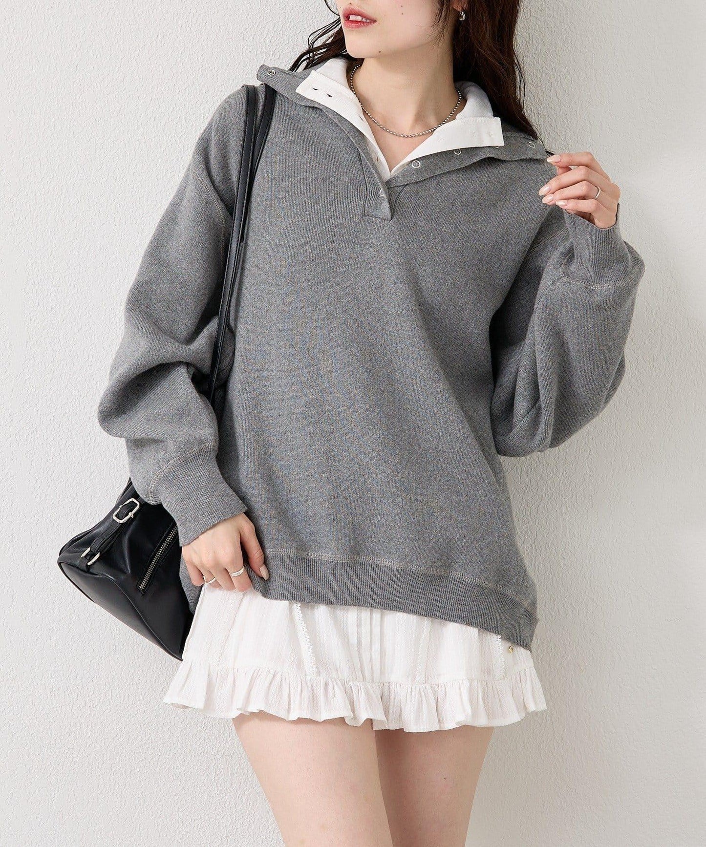 抽繩袖西裝外套