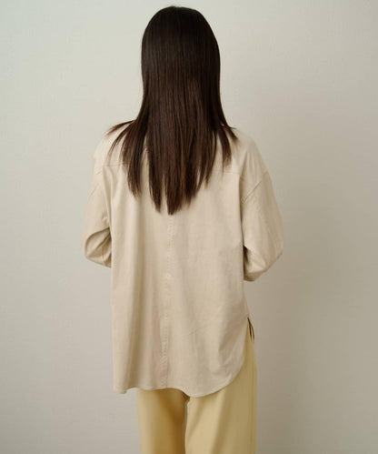【Omekashi】雙面仿麂皮襯衫