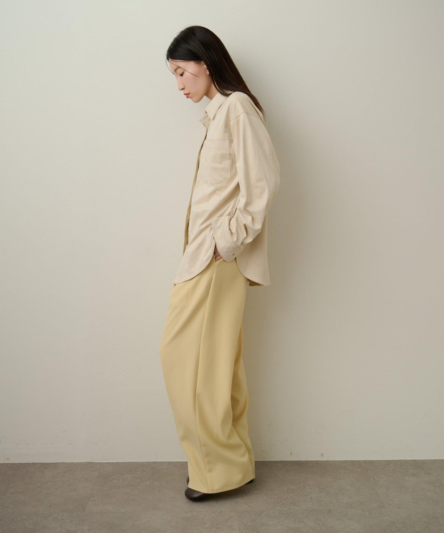 【Omekashi】雙面仿麂皮襯衫