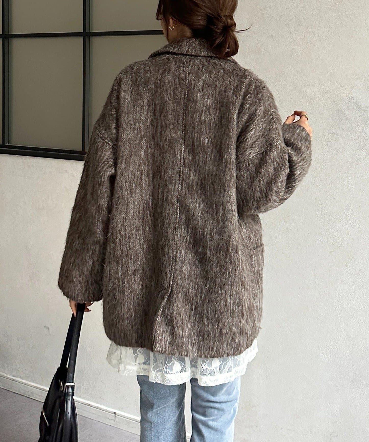 蕾絲吊帶長款上衣