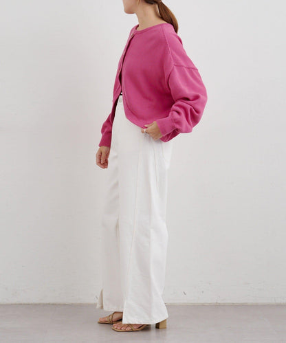 【26SS】2WAY圓領短款針織衫