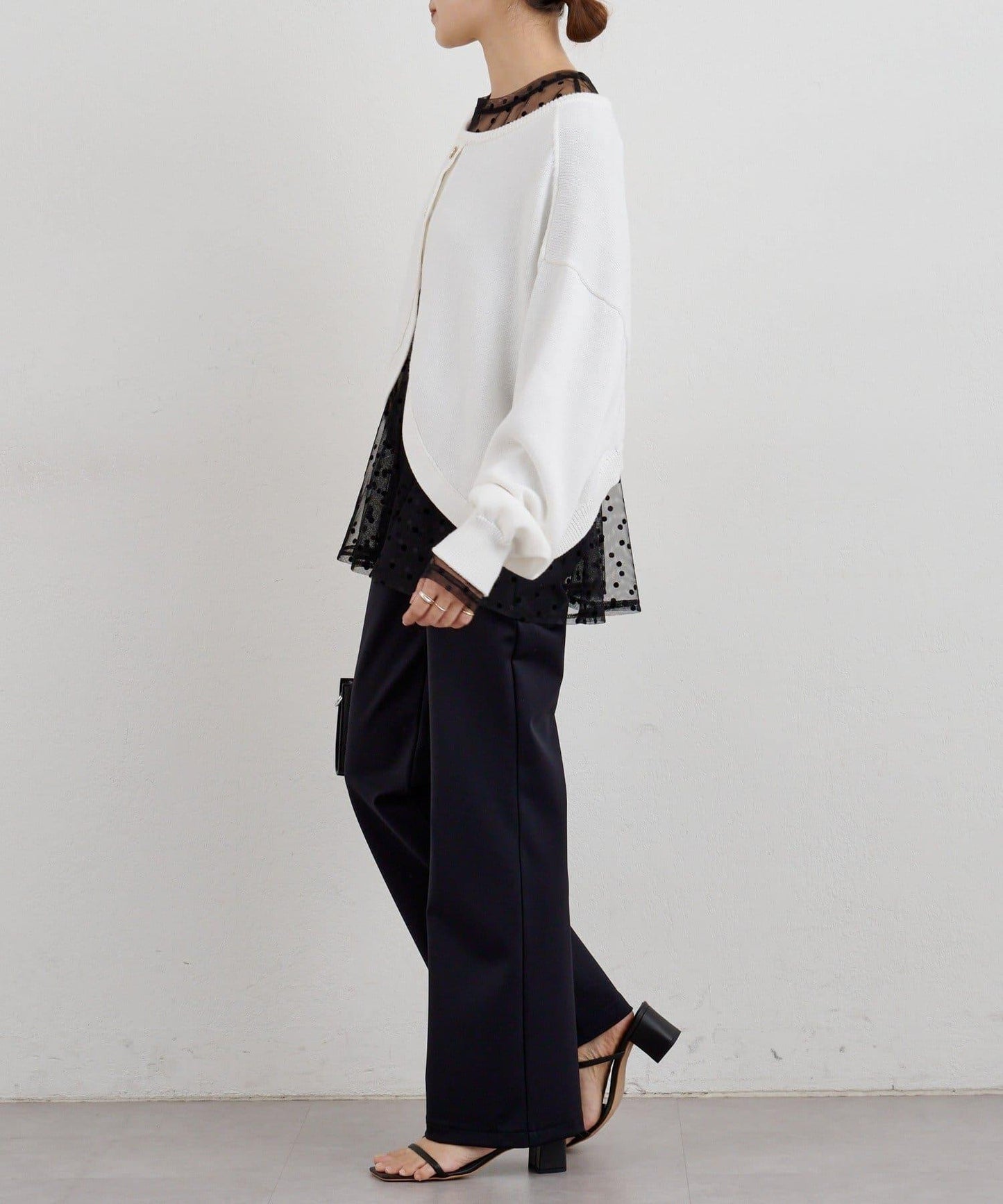 【26SS】2WAY圓領短款針織衫