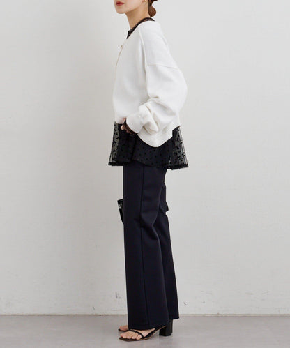 【26SS】波點網紗襯衫