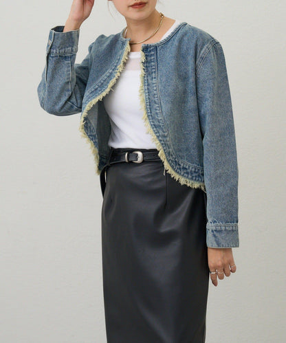 【26SS】短款牛仔披肩